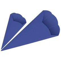 Ludwig Bähr URSUS Schultüten 3D-Schultüten, dunkelblau, Höhe: 68 cm, Durchmesser: 20 cm