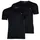 Emporio Armani Herren T-Shirt, 2er Pack - ENDURANCE, Rundhals, Regular Fit, Stretch Cotton Schwarz L