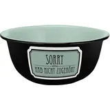Geda Labels Müslischale Sorry Emaille-Optik 600ml