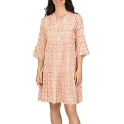 DENIMFY Sommerkleid Damen Knielang A Linie DFFrida L/XL