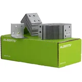 GAH Alberts Alberts Winkelverbinder | sendzimirverzinkt | 40 x 40 x 40 mm | 50er Set