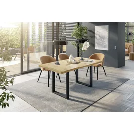 Mäusbacher Ausziehtisch 90 x 73 x 90 cm schwarz