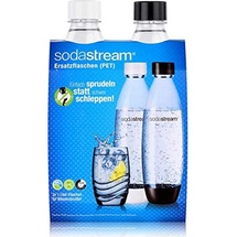 Sodastream Fuse PET-Flasche 2 x 1 l schwarz/weiß