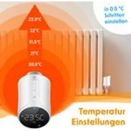 Kesser Heizkörperthermostat WiFi mit App-Steuerung 6 Heizkörperventile