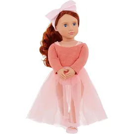 Our Generation Aubrie 46 cm Ballerina-Puppe (Rote Haare, Blaue Augen)