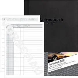 Avery Zweckform Fahrtenbuch A5 schwarz