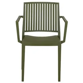 Siena Garden Urban Lights Stapelsessel 56 x 57 x 80 cm olive
