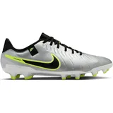 Nike Tiempo Legend 10 Academy FG/MG - metallic silver/black-volt 44