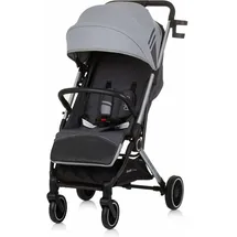 Chipolino Kinderwagen, Buggy Pixie zusammenklappbar Getränkehalter Korb 22 kg grau