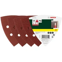 Bosch Deltaschleifpapier-Set 25-tlg. 105 mm 60/120/180