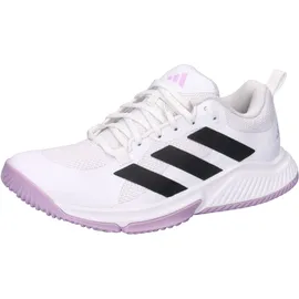 adidas Court Team Bounce 2.0 Damen Cloud White/Core Black/Powder Plum 38 2/3