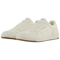 TOM TAILOR Herren Sneaker mit Lochmuster, weiß, Uni, Gr. 44
