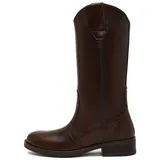 Derimod Cowboy-Stiefel aus Leder Cowboy Boots Lederfutter, TPU Sohle, Absatz 5,5 cm braun 39 EU