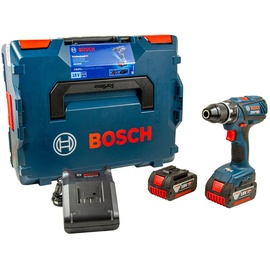 Bosch GSR 18V-28 Professional inkl. 2 x 4 Ah + L-Boxx 06019H410A