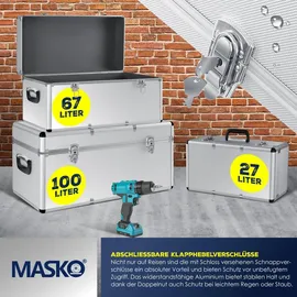 Masko Alubox Aluminium 0 l Silber