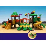 Kinderspielplatz mit Rutschen Unterhaltung für Kinder Outdoor Tower