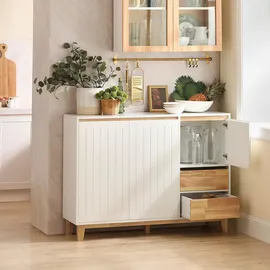 SoBuy Sideboard 120 x 90 x 40 cm Weiß
