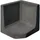 Diephaus L-Stein Ecke 40 x 50 x 7 cm Anthrazit
