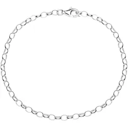 Armband OSTSEE-SCHMUCK "Ostsee-Schmuck Armband Charmsarmband Armband Charmsarmband", silber (silberfarben), Armbänder, Damen, 19cm, Silber 925 (Sterlingsilber)