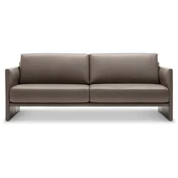 Rolf Benz Sofa 009 Cara Leder Grau
