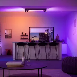 Philips Hue White and Colour Ambiance Centris 4-flg. schwarz