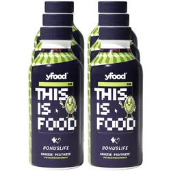 YFood Bonuslife Netflix Trinkmahlzeit Pistazie 500 ml, 6er Pack