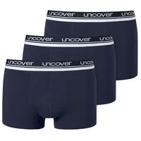 SCHIESSER Uncover Boxershort dunkelblau 3XL 3er Pack