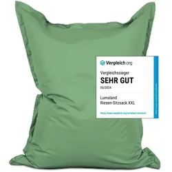 LUMALAND Sitzsack Classic XXL (380 L) - In- & outdoor - Pastell Grün
