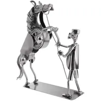Brubaker Schraubenmännchen Pferd auf Zwei Beinen - Handarbeit Eisenfigur
