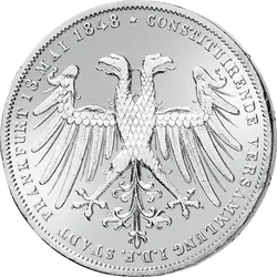Doppelgulden Frankfurt von 1848