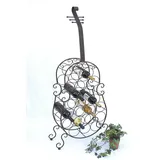 DanDiBo Ambiente DanDiBo Weinregal Cello aus Metall 100136 Flaschenhalter 134 cm Flaschenregal Wein Bar