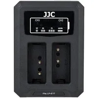 JJC Canon DCH LPE17 USB Dual Battery Charger für LP/E17 Akkus