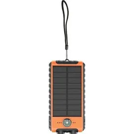 Bigben Connected Bigben 10000 mAh USB 2A C (10000 mAh, 37 Wh), Powerbank, Schwarz, Orange