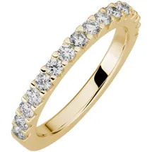 lyomi Fingerring "585/- Gelbgold 16 synth. Diam. 0,70ct." Gr. 56, gold (gelb), Fingerringe, Damen, 056 (17,8), 0,7 VS = sehr kleine Einschlüsse, Gold, Fingerring
