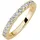 lyomi Fingerring "585/- Gelbgold 16 synth. Diam. 0,70ct." Gr. 56, gold (gelb), Fingerringe, Damen, 056 (17,8), 0,7 VS = sehr kleine Einschlüsse, Gold, Fingerring