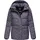 Ragwear Damen Winterjacke mit Hahnentritt-Muster