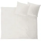 Hefel Opulence Gestreift Beige/Natur 155 x 220 cm + 40 x 80 cm