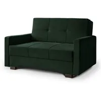 Beautysofa Schlafsofa Stilvolles, modernes Schlafsofa/Sessel AMFALI, Schlafbereich:113x194cm grün