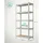 Songmics Schwerlastregal Stahl 40 x 90 x 180 cm silbern