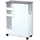 KESPER Nischenregal weiß mit Abfalleimer 60 x 86 x 25 cm