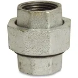 KLASEBO® Gewindefitting Temperguss Verschraubung, Konische Verschraubung Temperguss 1 Zoll