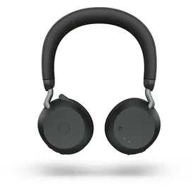 JABRA Evolve2 75 USB-C MS Teams schwarz mit Ladestation
