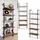 Vicco Bücherregal Ava 60 x 30 x 183 cm Schwarz