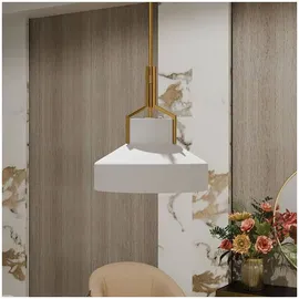 Quoizel Brecken 2-flg. 60 W 30 cm goldfarben/Glas, Metall