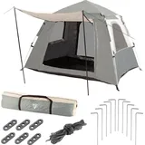 STAHLWERK Campingzelt Z-210 ST 210 x 160 cm selbstaufbauendes Pop-Up-Zelt