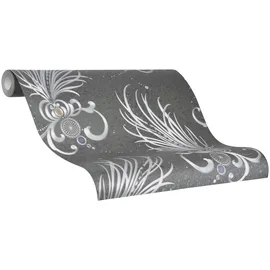 Glööckler Vliestapete GLÖÖCKLER 64 cm x 10 m 1 St schwarz/silber 34193