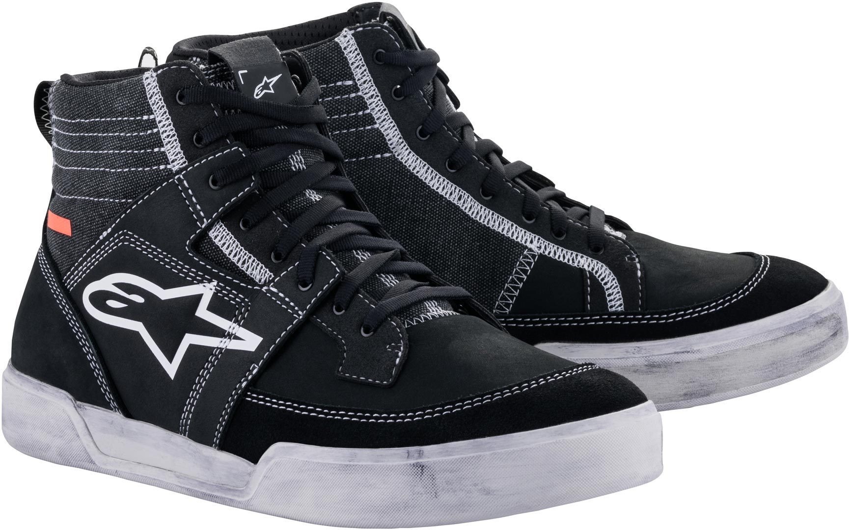 Alpinestars Ageless Motorschoenen, zwart-grijs-wit, 43 Voorman