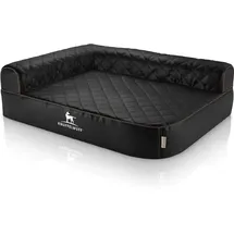 Knuffelwuff Hundebett Winslow XL 100 x 70 cm schwarz