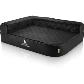 Knuffelwuff Hundebett Winslow XL 100 x 70 cm schwarz