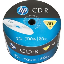 HP CD-R 80min/700MB, 52x, 50er Pack (CRE00070)